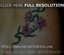 flower and vine tattoos designs