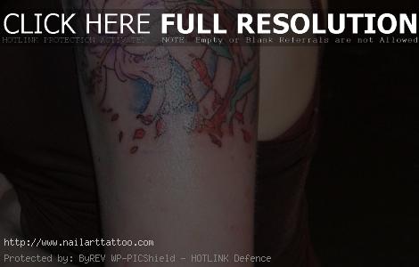 flower arm tattoos