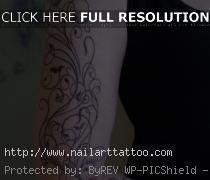 flower arm tattoos for girls
