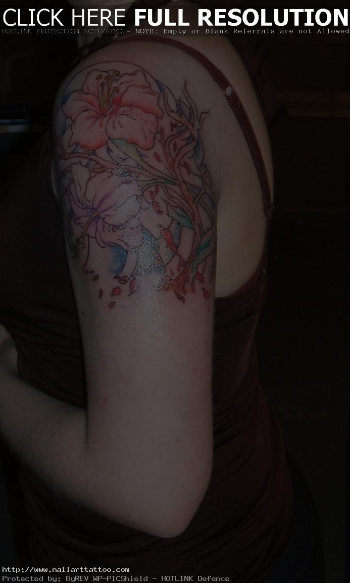 flower arm tattoos