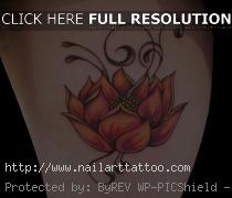 flower design tattoos for girls