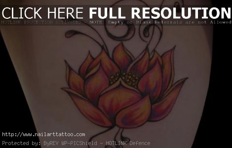 flower design tattoos for girls