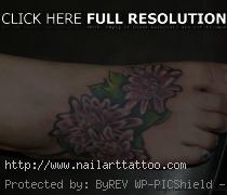 flower foot tattoos pinterest