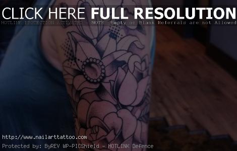 flower half sleeve tattoos tumblr