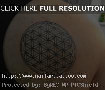 flower of life tattoo color