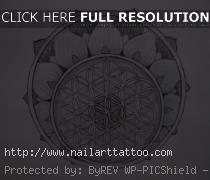 flower of life tattoo design