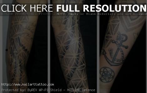 flower of life tattoo sleeve