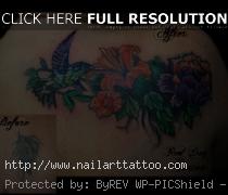 girly flower cover up tattoos