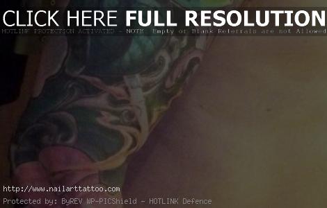 japanese floral sleeve tattoos