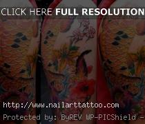 japanese flower half sleeve tattoos