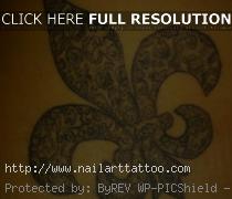 lace fleur de lis tattoo designs