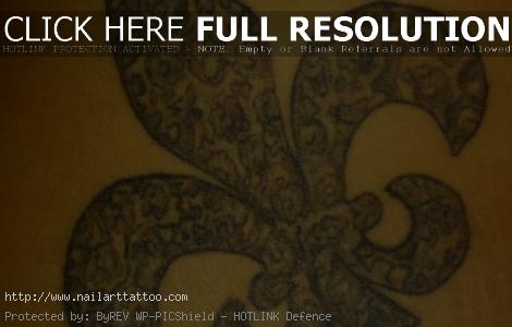 lace fleur de lis tattoo designs
