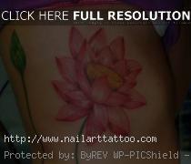 lotus flower rib tattoos