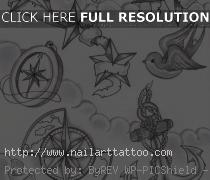 nautical flash tattoo art