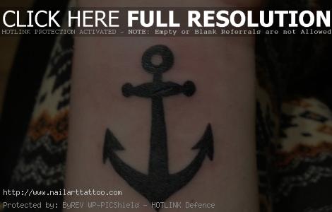 Anchor Tattoo on Wrist