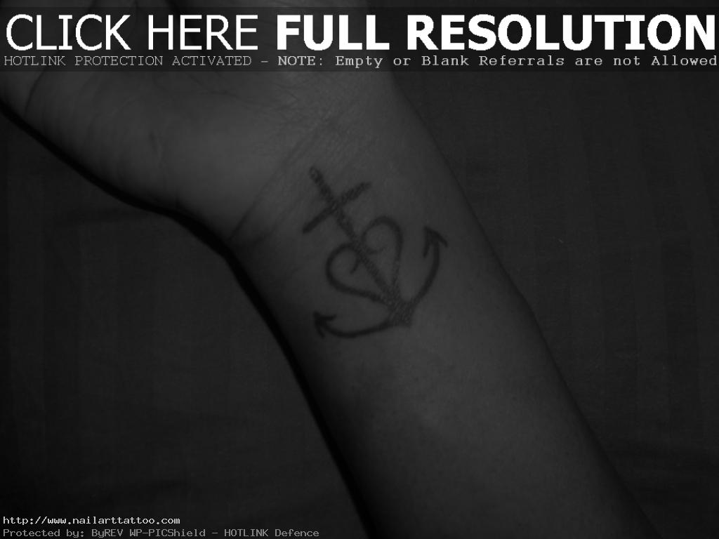 Hope and Faith Wrist Tattoos
