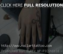 Small Tattoo Design on Hand for Girls