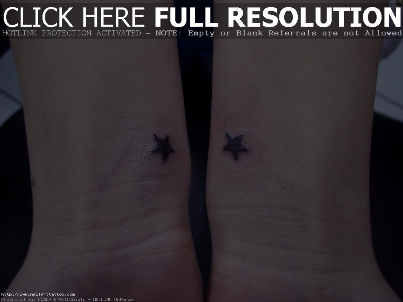Star Tattoos on Wrist Pictures