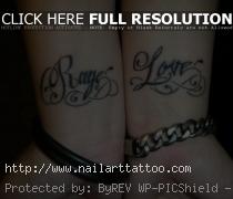 Wrist Tattoos Love