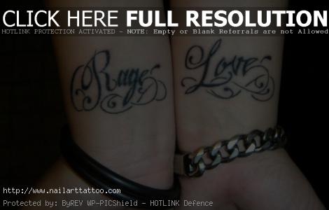 Wrist Tattoos Love