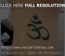 Om Tattoo (hand-poked)\’ by Chris-Anthony-Wills