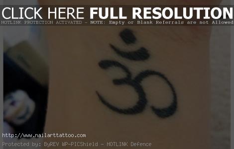 Om Tattoo (hand-poked)\’ by Chris-Anthony-Wills