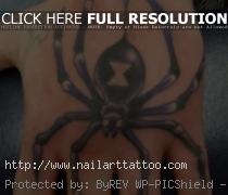 Spider hand tatoo