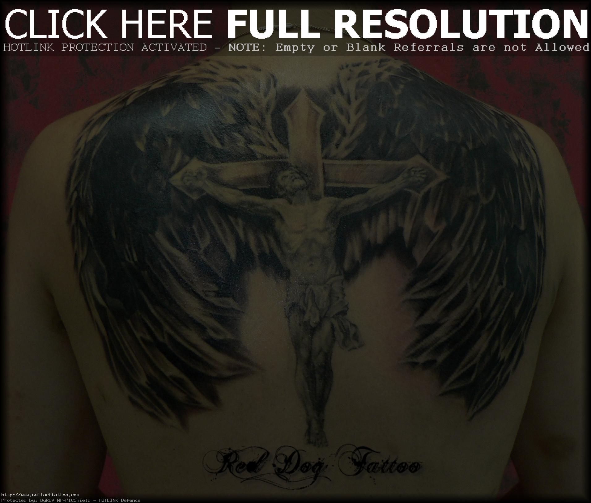 tattoo pics of jesus Jesus Back tattoo by Reddogtattoo