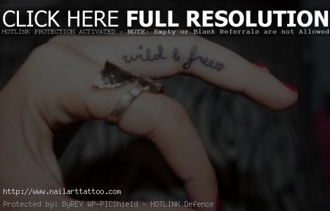 The Best Finger Tattoos! « Read Less