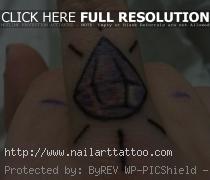 Diamond Tattoo On Finger