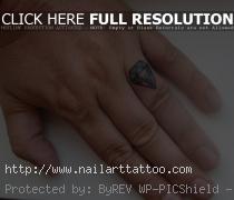 Finger Tattoos | diamond