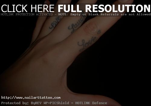 fingers tattoo