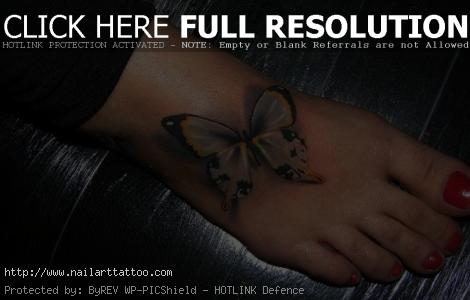 19 butterfly tattoo foot600_450