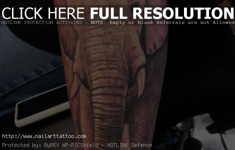 Elephant Forearm Tattoo by Mike Parsons