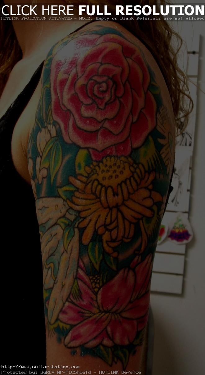 Flower Arm Tattoo