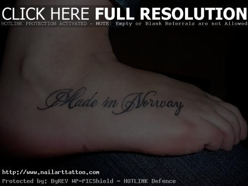 foot tattoo idea