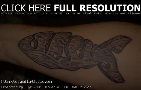 jesus fish forearm tattoo 25 Awe Inspiring Jesus Fish Tattoos