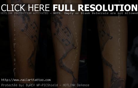 Music – Forearm tattoo by Chelsea-C