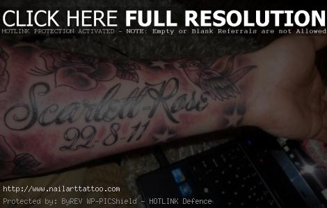 Scarlett-Rose Forearm Tattoo by Nemesis-FC