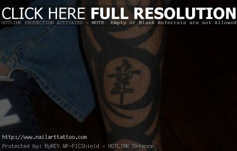 New Tribal Leg Tattoos Latest Style for Guys 2011