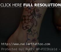 charming tattoo which looks best on the petite leg of the woman