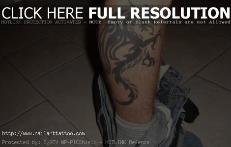 tattoo leg by Aiiden