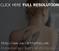 Cute Pigeon Tattoo on Back Shoulder