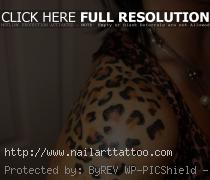 Leopard Print on Shoulder tattoo