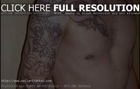 black ink shoulder tattoos , Shoulder Tattoos