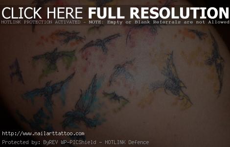birds tattooed on shoulder floral branch shoulder tattoo next page