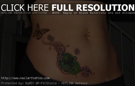 Stomach Tattoo New Style For Girls 2011