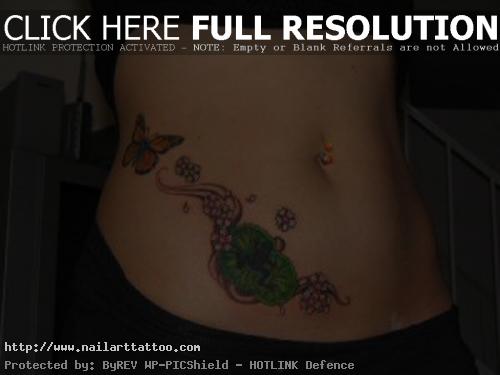Stomach Tattoo New Style For Girls 2011